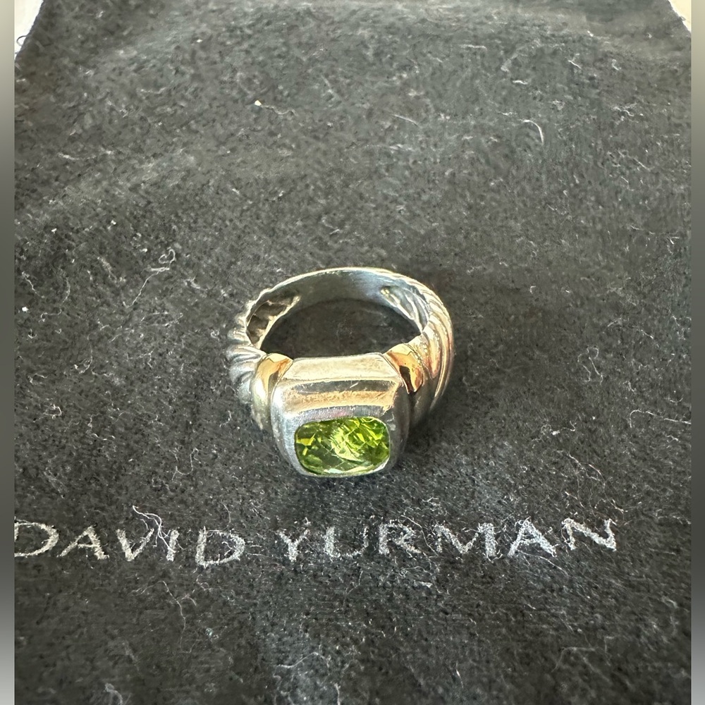 David Yurman Noblesse Peridot Ring
